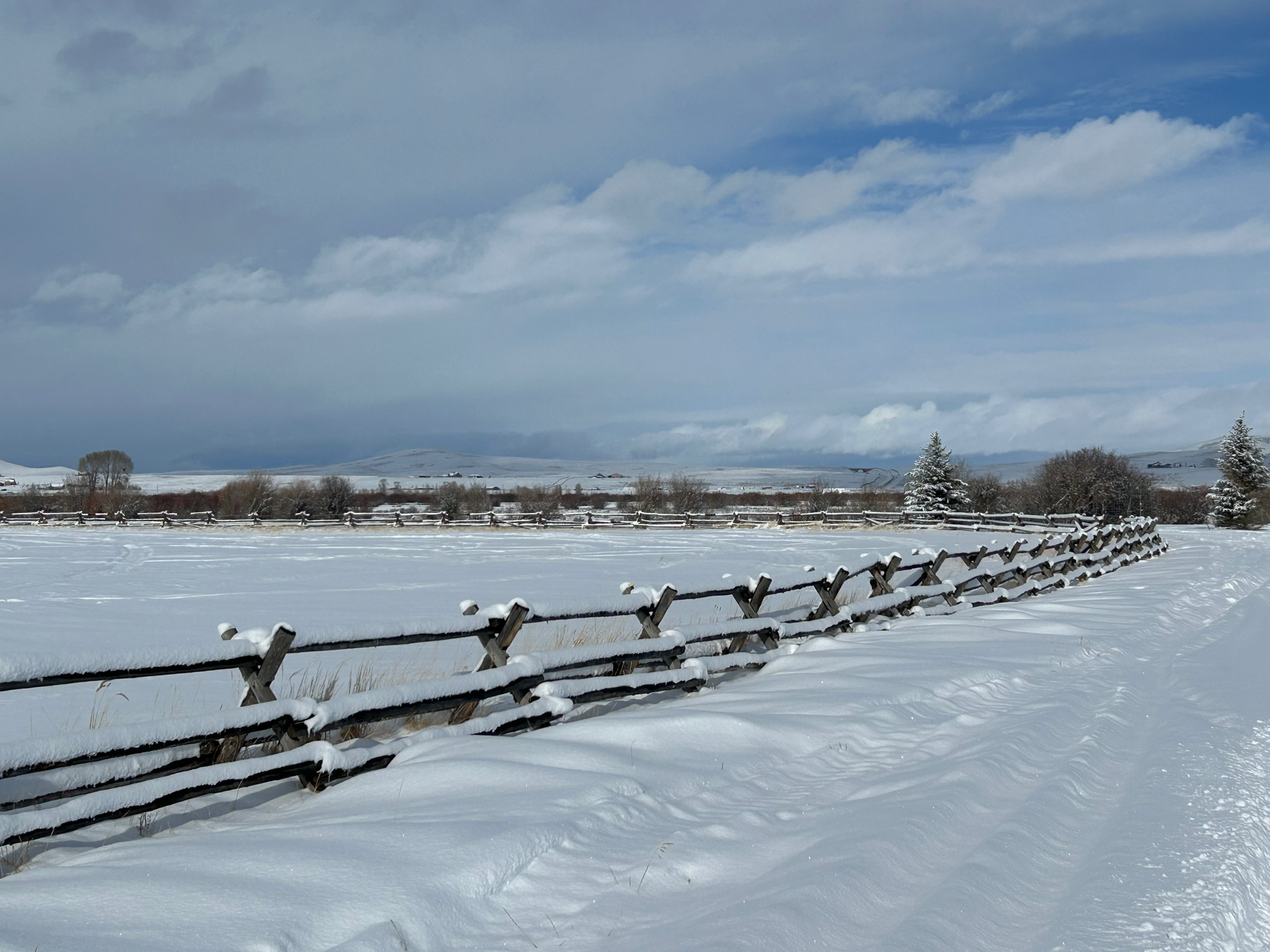 Jemas Ranch in winter.