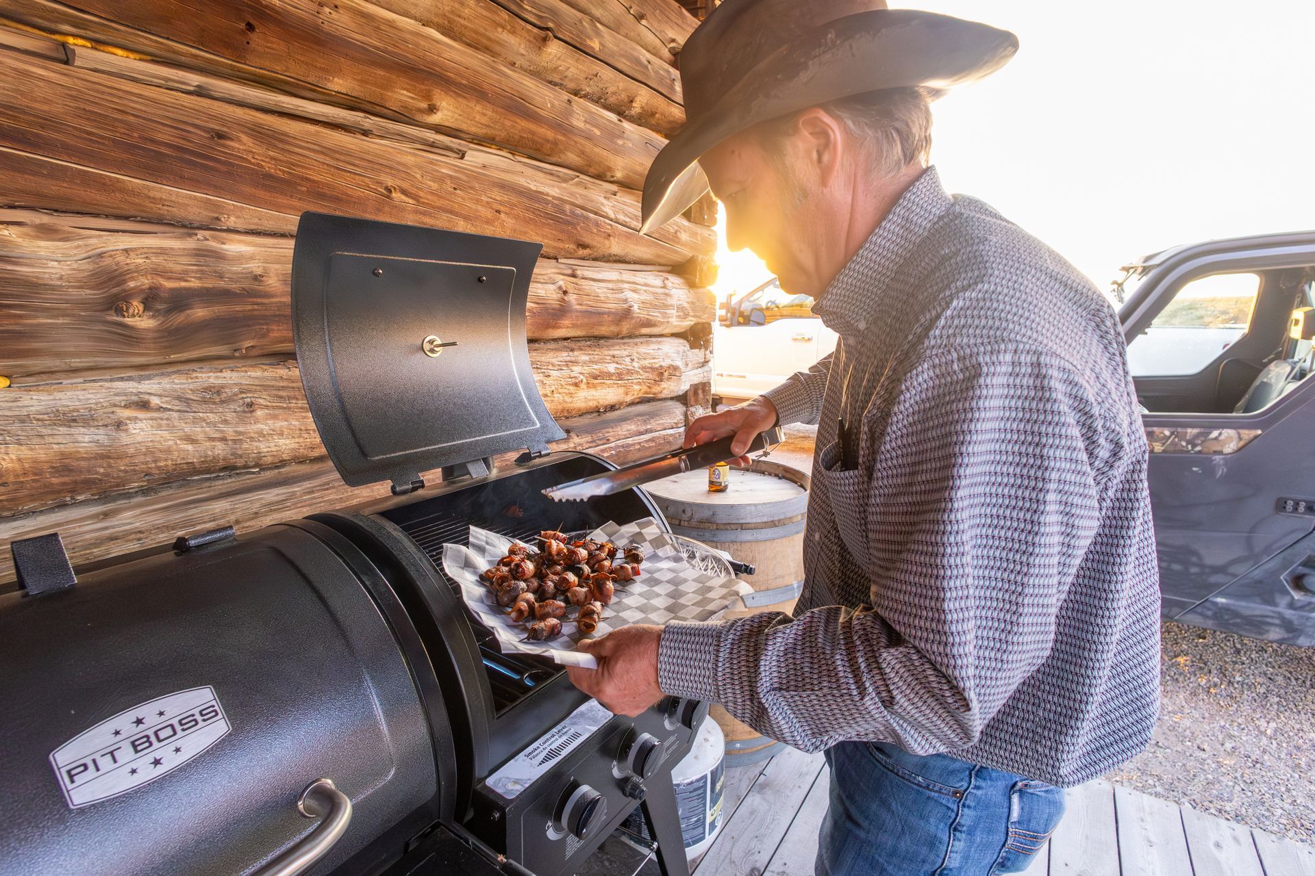 Group BBQ days at Jemas Ranch in Daniel, Wyoming