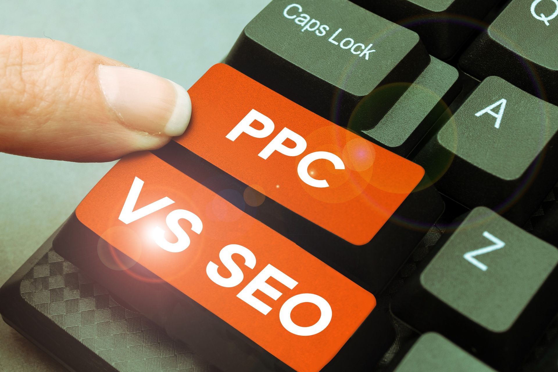 SEO vs. PPC Graphics