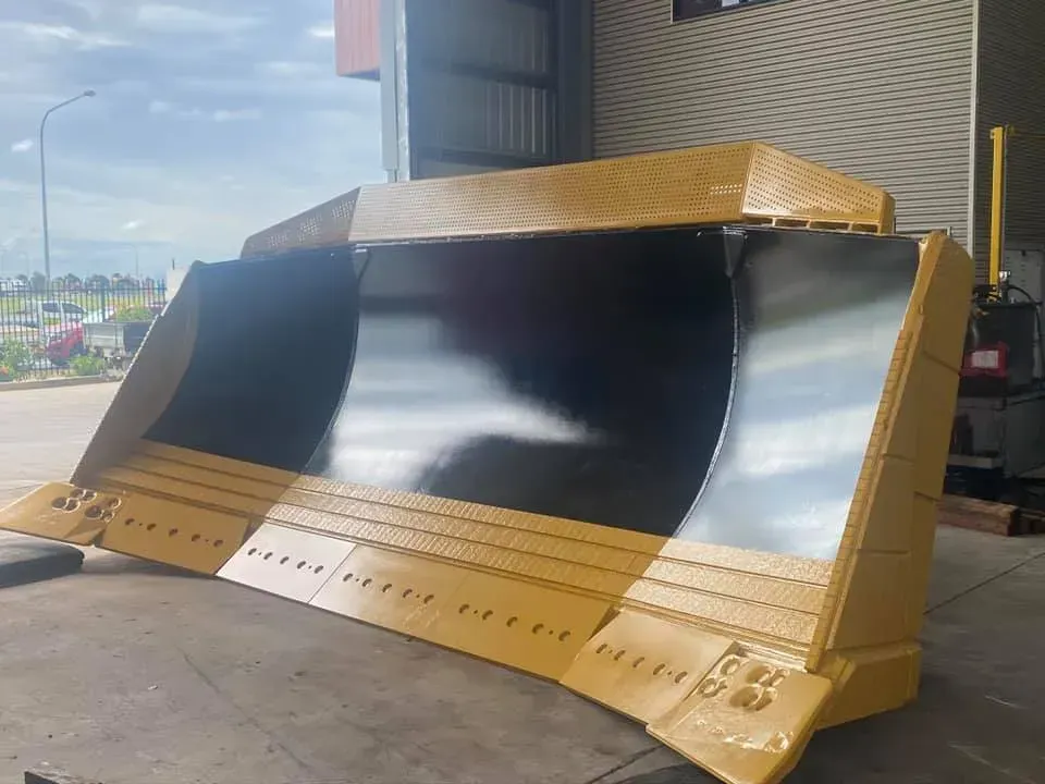 Yellow and Black Bulldozer Blade — All Blast and Paint in Bakers Creek, QLD