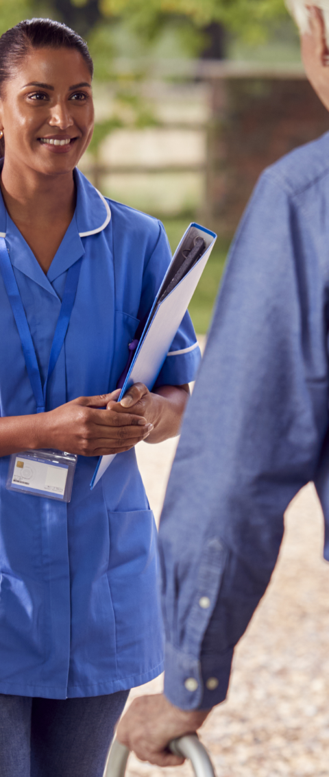 Aldersgate Village Nurse with Elderly Woman