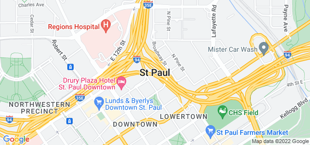 Map of business location