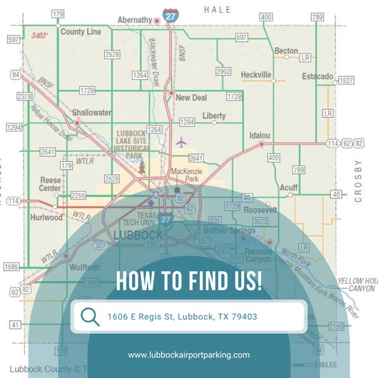 How to find Lubbock Airport Parking