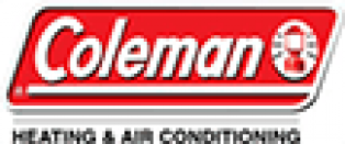Coleman Heating & Air Conditioning logo in red and white