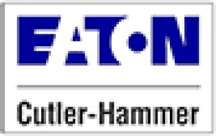 Eaton Cutler-Hammer logo in blue and black on a white background