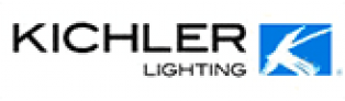 Kichler Lighting logo in black text with a blue square icon and white stylized K
