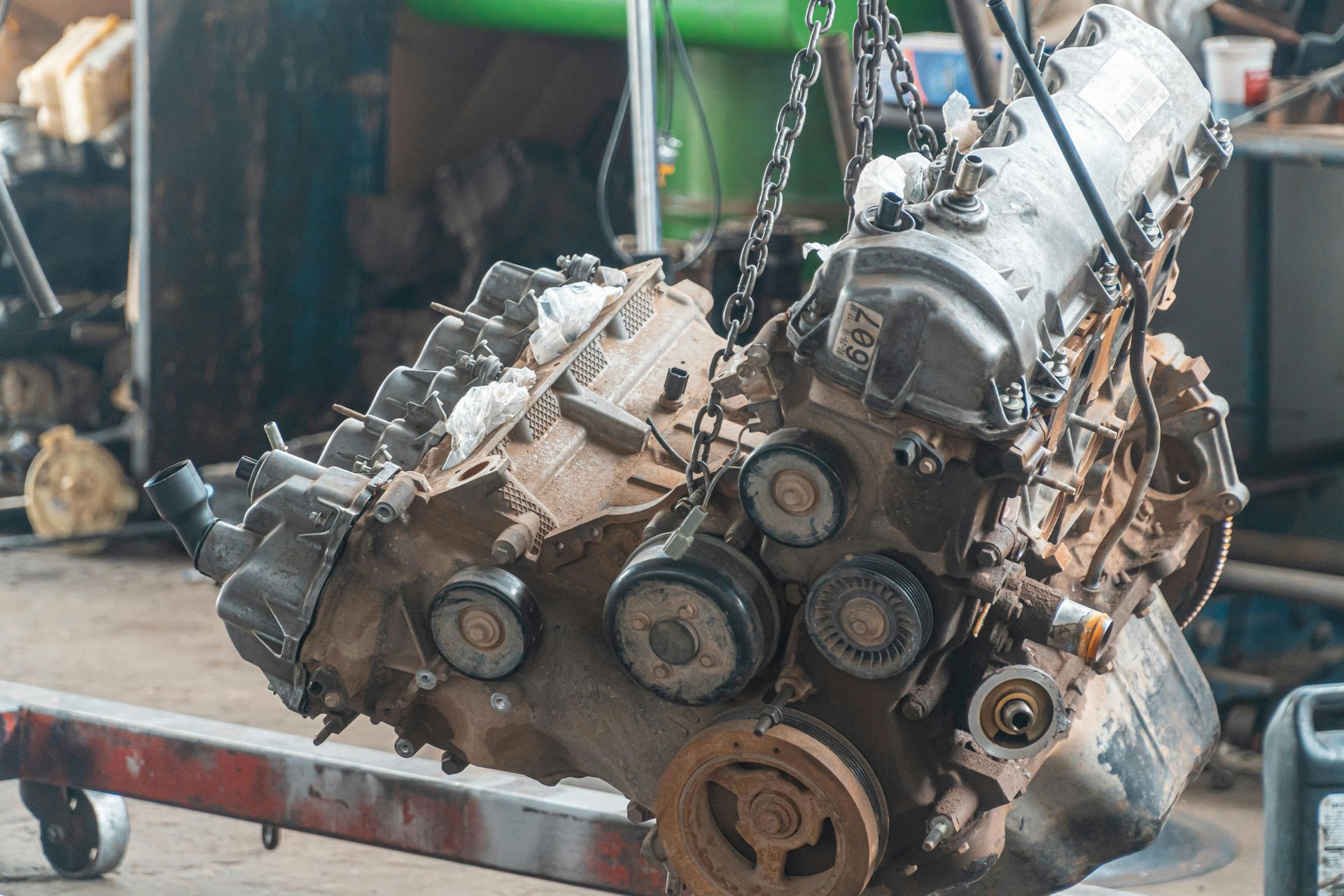 Diesel Engine Removed For Repair Service | Spooled Up Diesel Repair