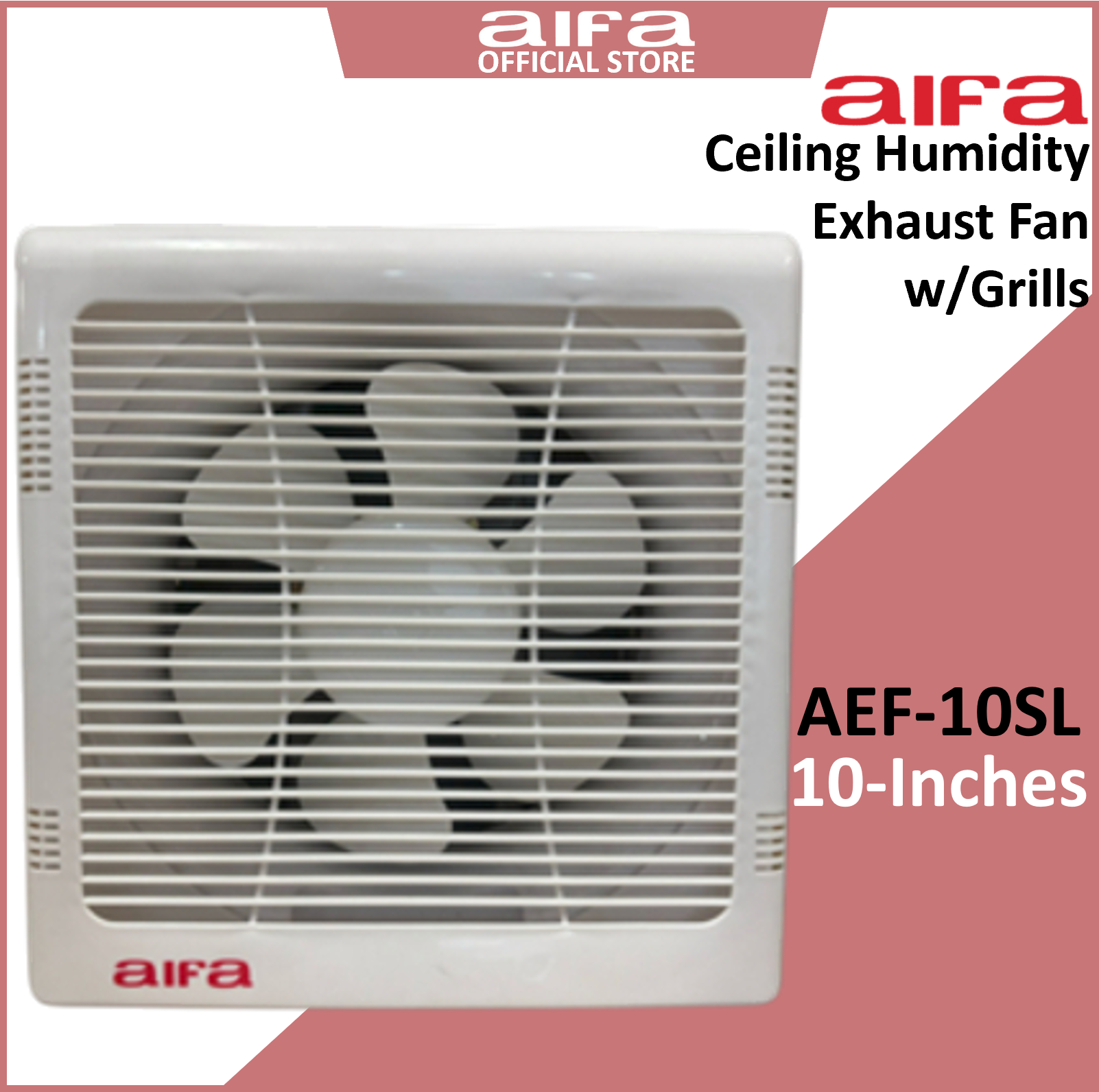 Aifa Ventilation Humidity Exhaust Fans w/Grills 10