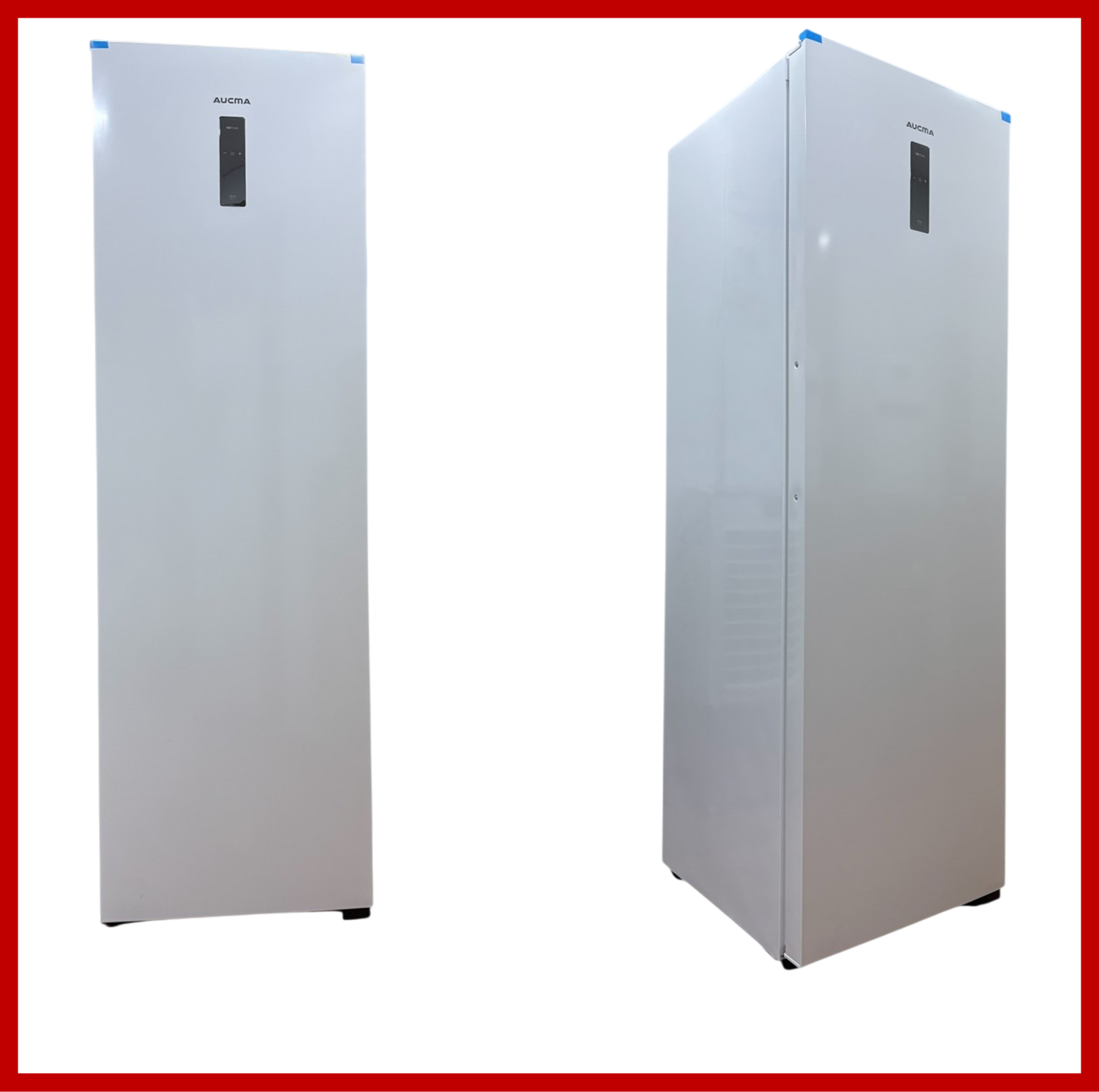 Aucma Upright Standing Freezer, Spacious drawers, 332L Capacity - BD-332W