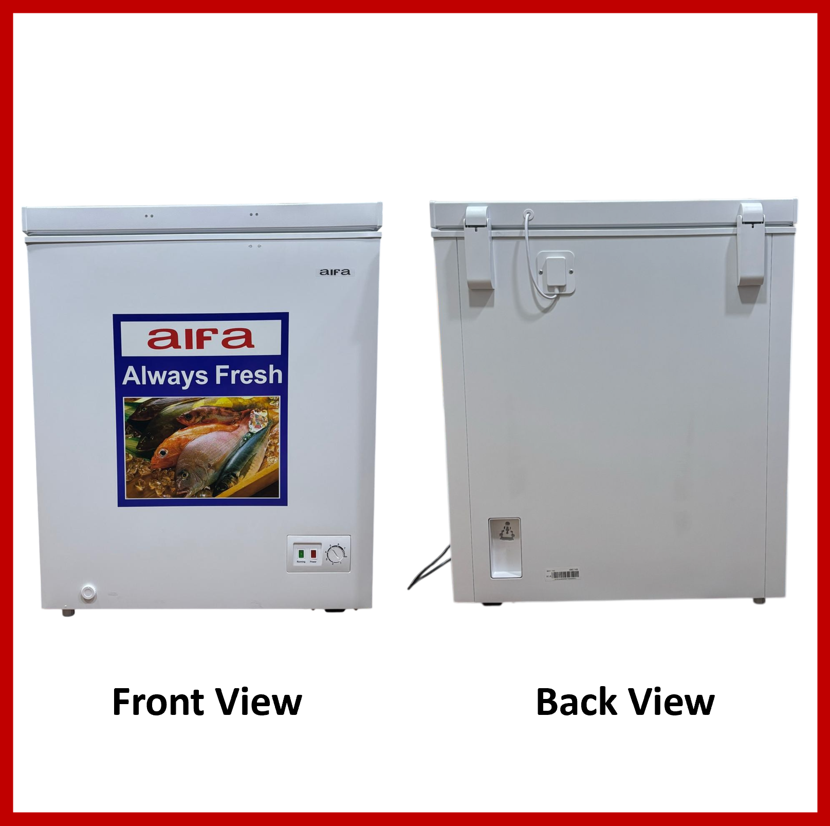 Aifa Commercial Chest Freezer, Top Opening Door, 200L Capacity - AF-H228L