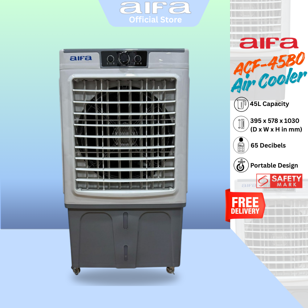 Aifa Air Cooler, Portable Design, Adjustable fan speed settings - ACF-45BO