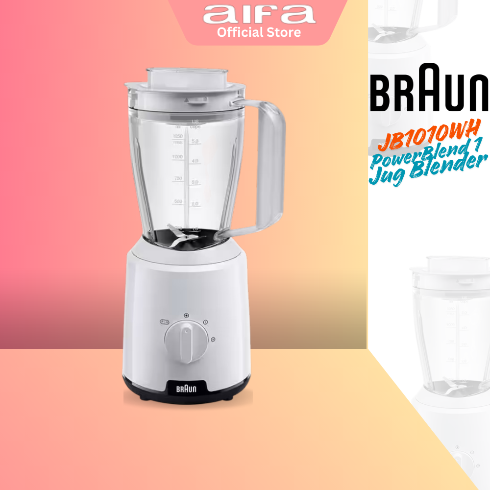 Braun Power Blend 1 Jug blender JB1010WH - White