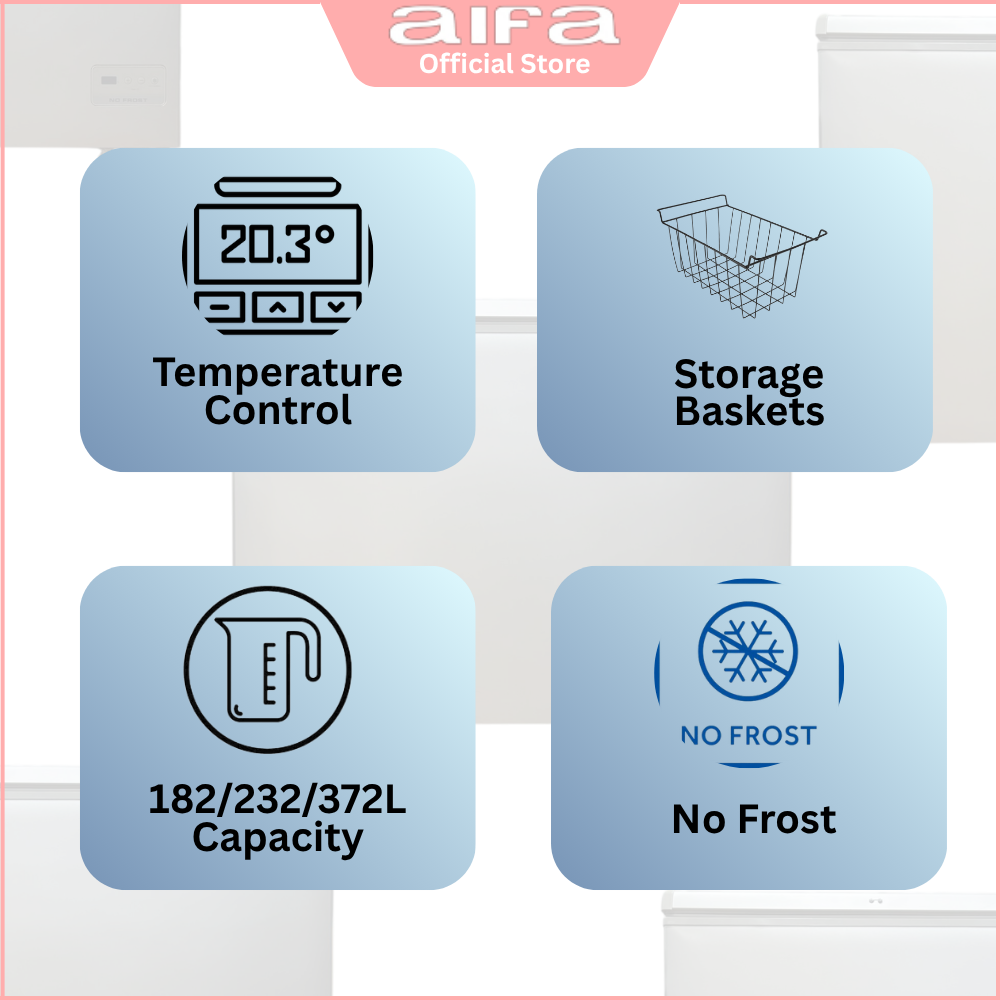 Aucma Commercial Chest Freezer, No Frost, 182L Capacity, Top Opening Door - BD-182WD