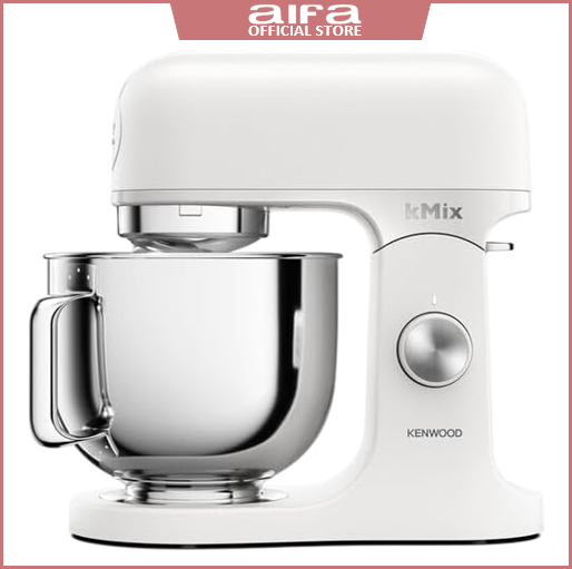Kenwood kMix KMX751A - Stand mixer with 4 attachments, 5L capacity, metal body, 1000W, Red color