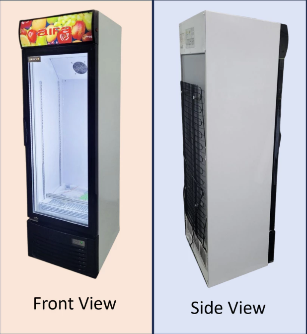 Aifa Chiller Showcase, 228L, Temperature Control Settings & Key Door Lock & Lighting- SC-A186
