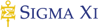 a blue and yellow logo for sigma xi