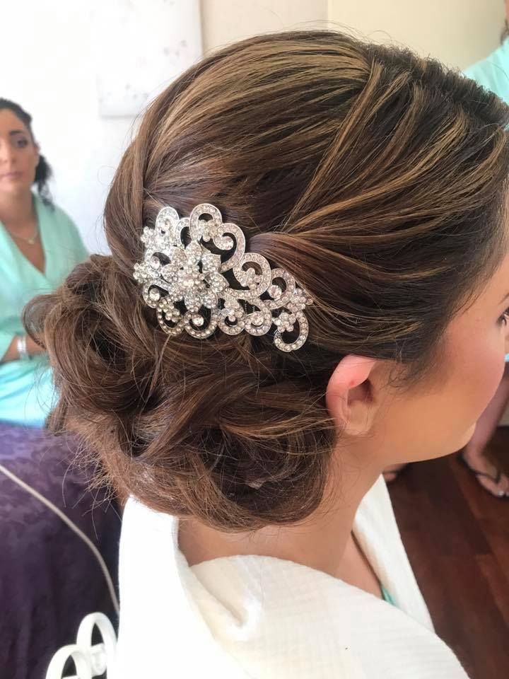 A Woman Is Wearing a Comb in Her Hair — Hair It Is In Balgownie, NSW