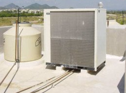 Culiacan, Mexico - Multigen commercial building rooftop installation