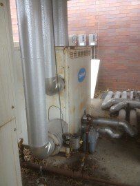 Canton, OH, United States - Multigen installed to supply electric power, office air conditioning and water heating