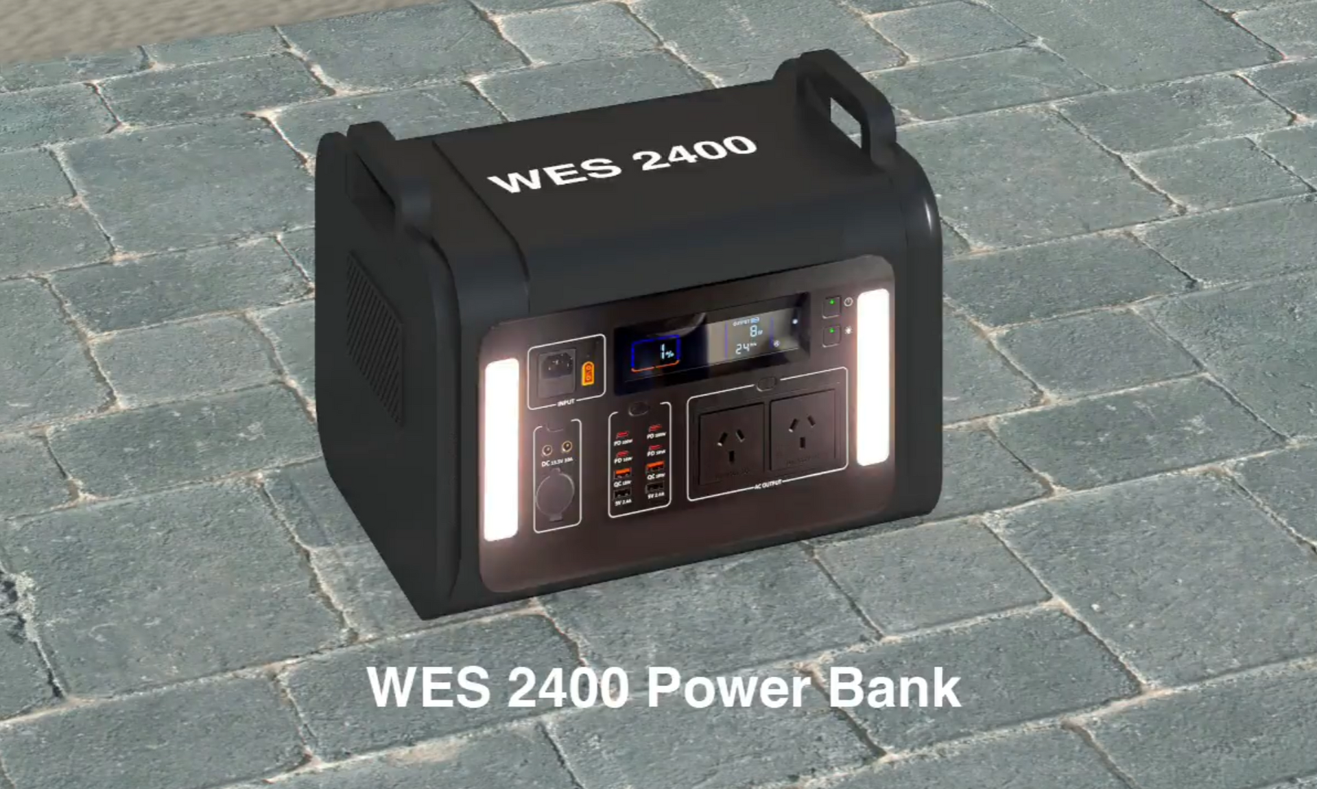 World Environmental Solutions WES Cyclone/Hurricane Emergency Kit - WES 2400 Power Bank