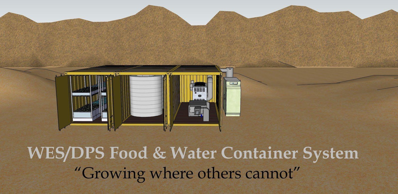 WES/DPS Food and Water Container System