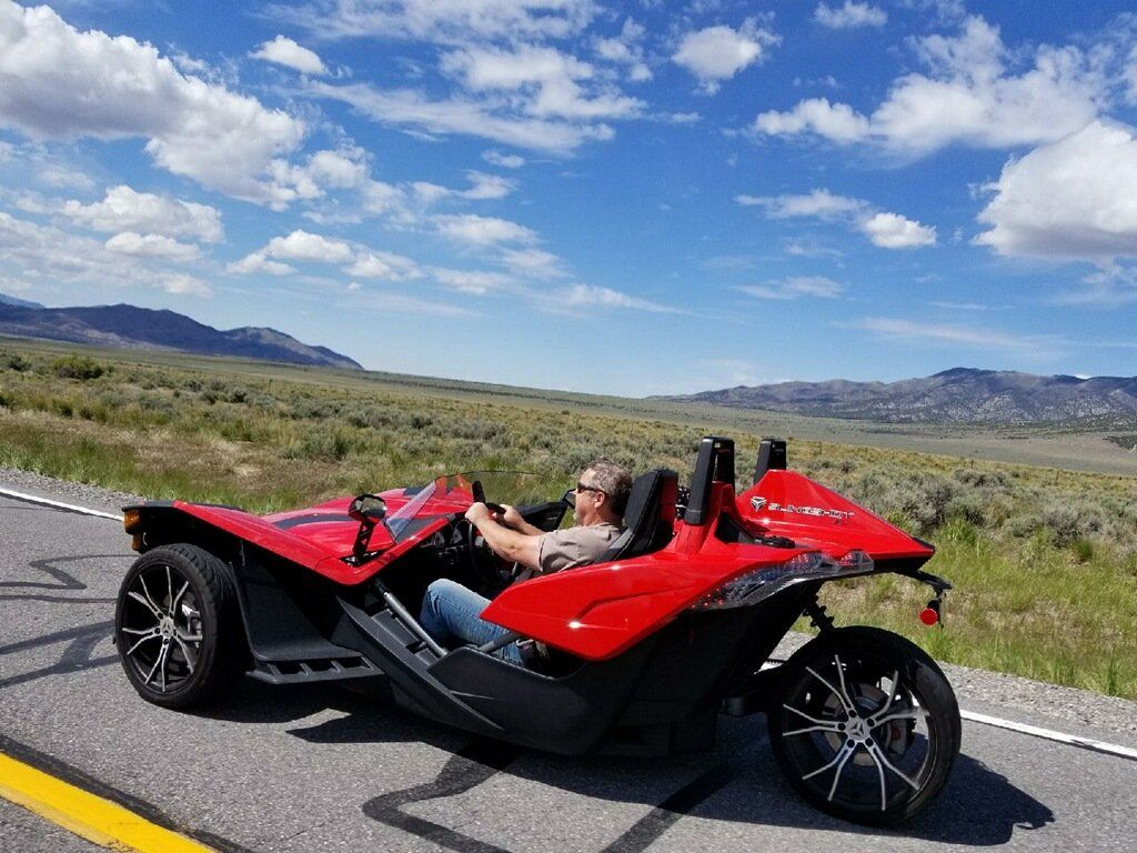 Driving the 3 Wheel Motorcycle — Pleasant Grove, UT — Sandpiper Autobody Driving the 3 Wheel Motorcycle — Pleasant Grove, UT — Sandpiper Autobody