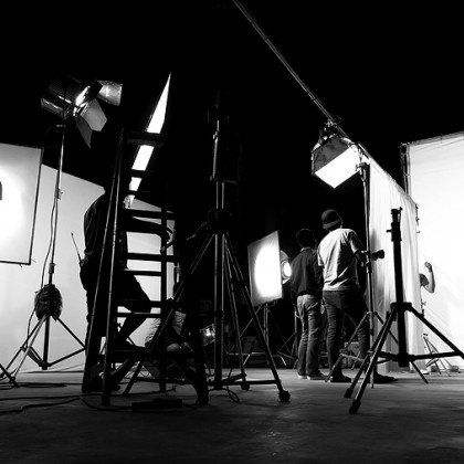 Behind the scene video shoot