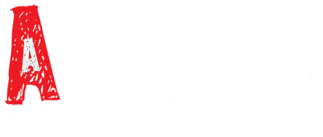 A large, hand-drawn red letter