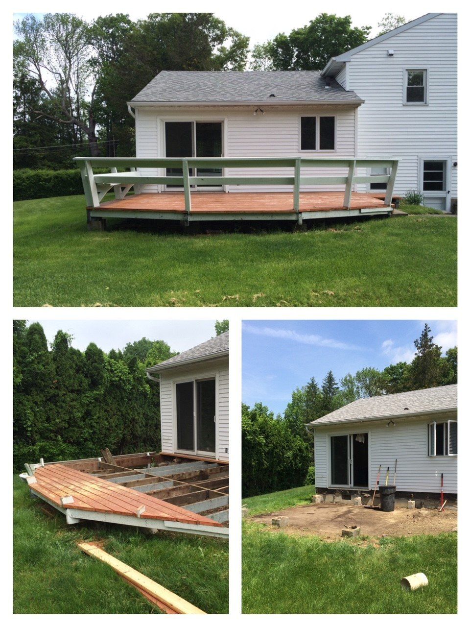 Before and After of the House Demolition — Mahopac, NY — Local Boys