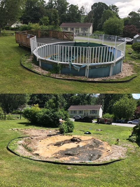 Pool Demolition — Mahopac, NY — Local Boys
