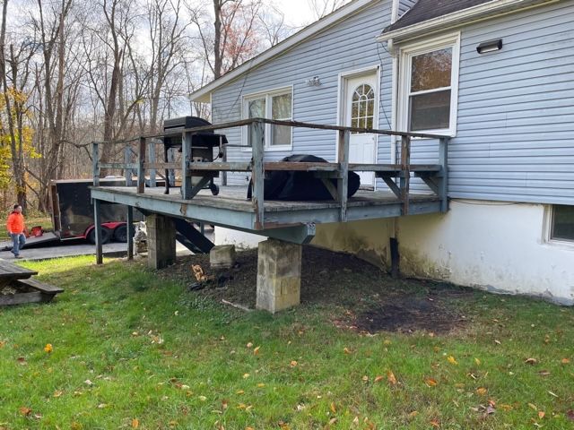Before Demolition Platform — Mahopac, NY — Local Boys