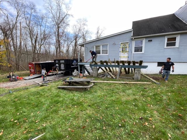 Platform With Stairs Demolition — Mahopac, NY — Local Boys