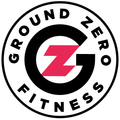 Ground Zero Fitness logo with black circular text and a pink “Z” in the center
