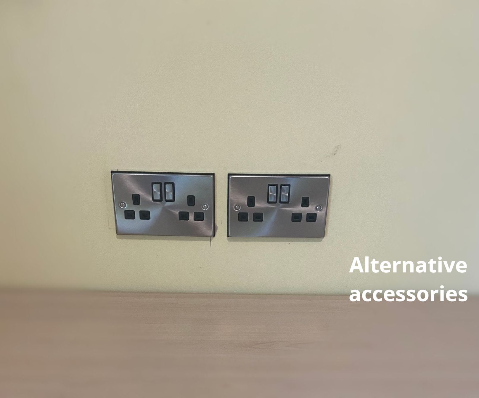 Alternative socket plates