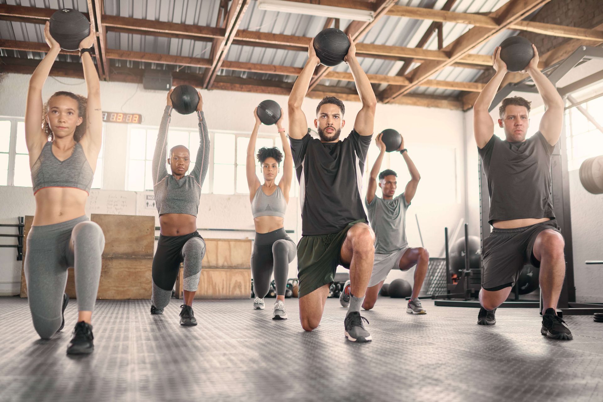 Exercise Group in Class