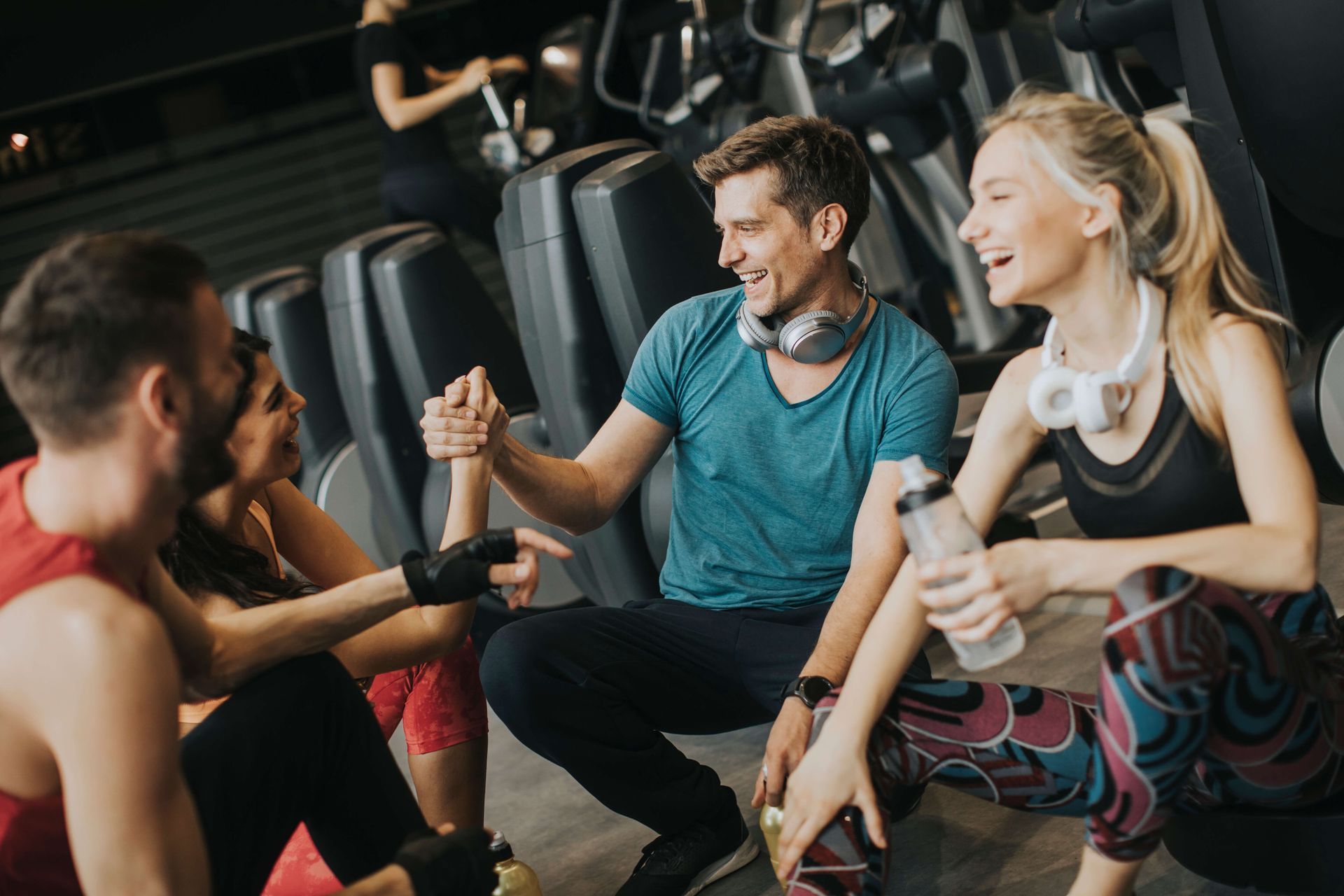 Happy Fitness Students