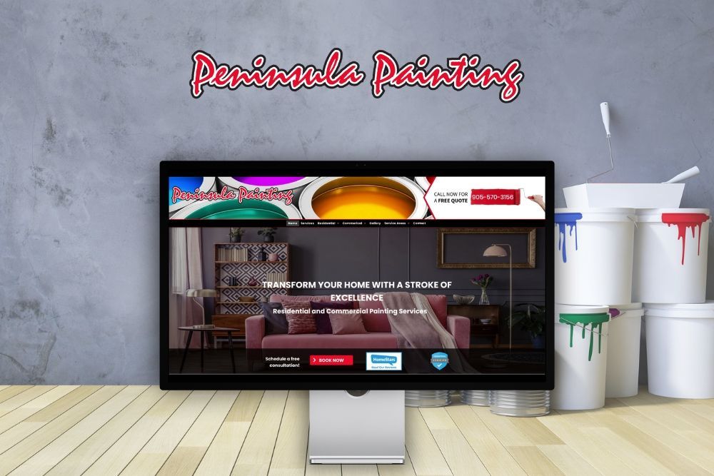 Peninsula Painting Web Design Web Development Hamilton Marketing Agency