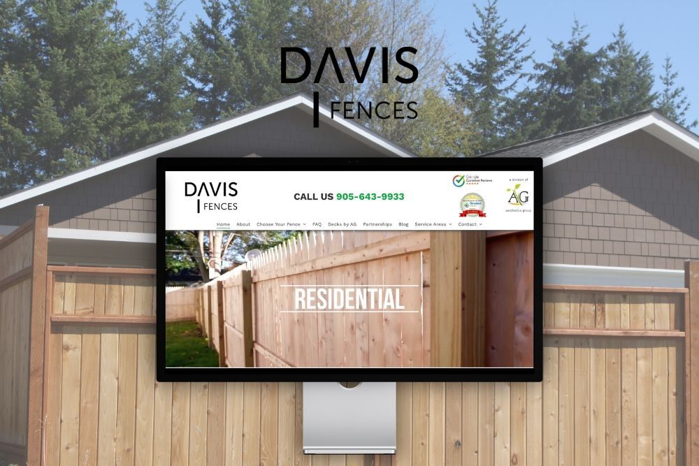 Davis Fences Web Design  By Balla Media