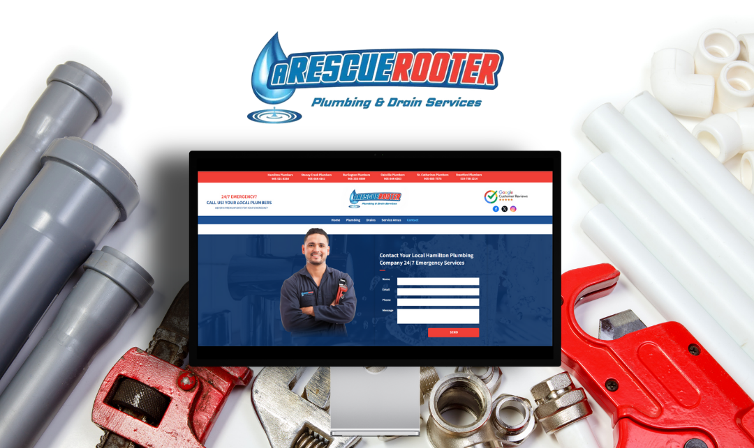 Rescue Rooter Web Design Web Development Hamilton Marketing Agency