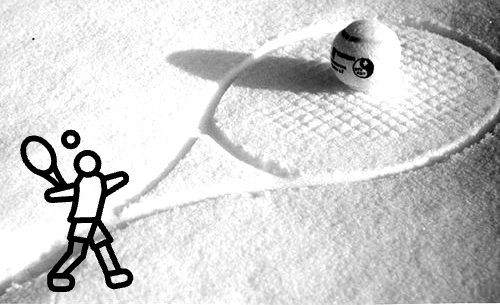 Winter tennis