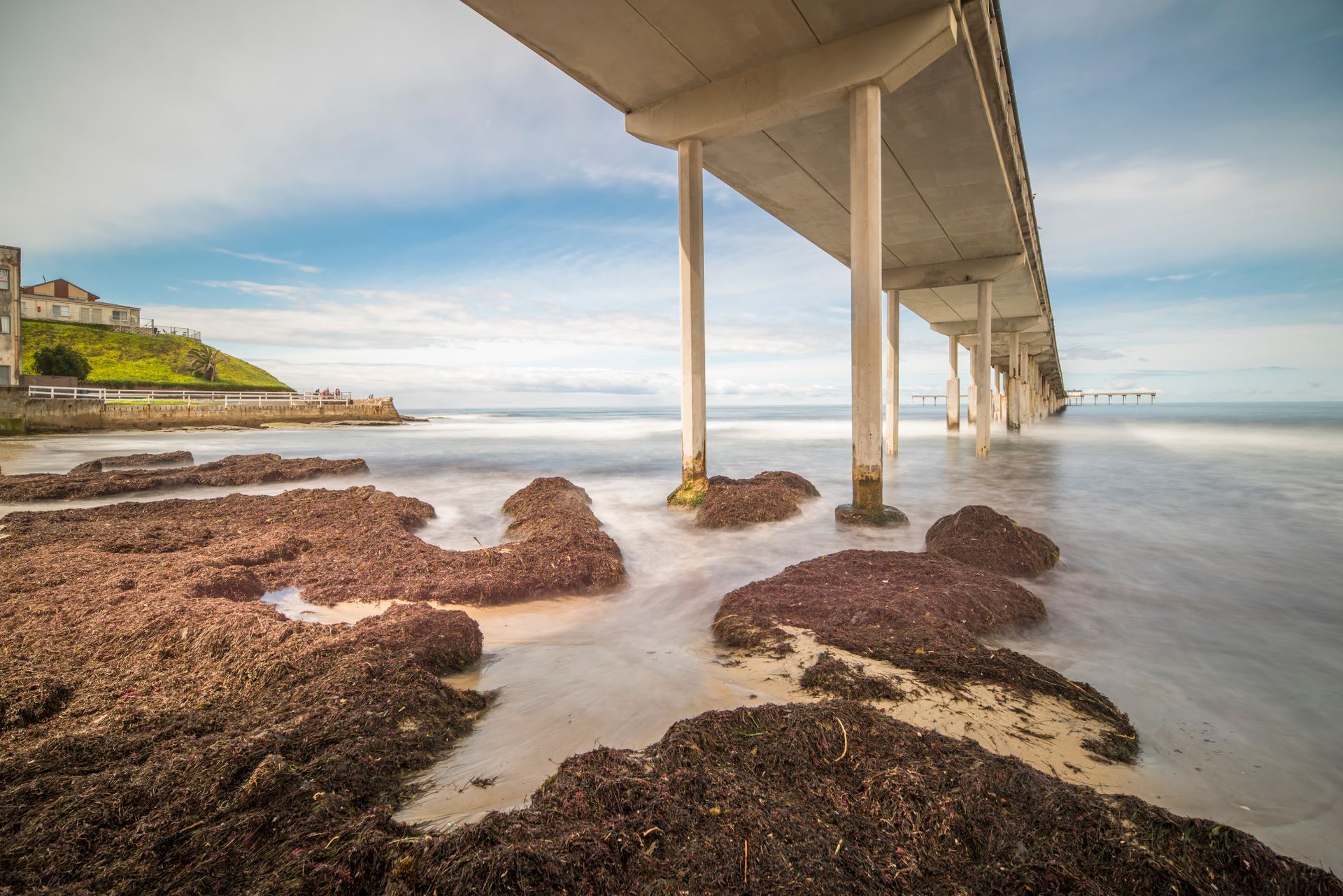 Photo from underneath pier
