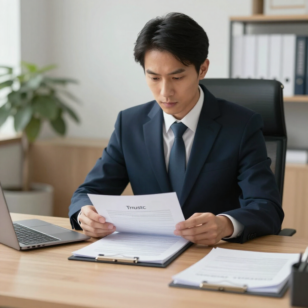 Attorney reviewing law firm profit and cash flow reports