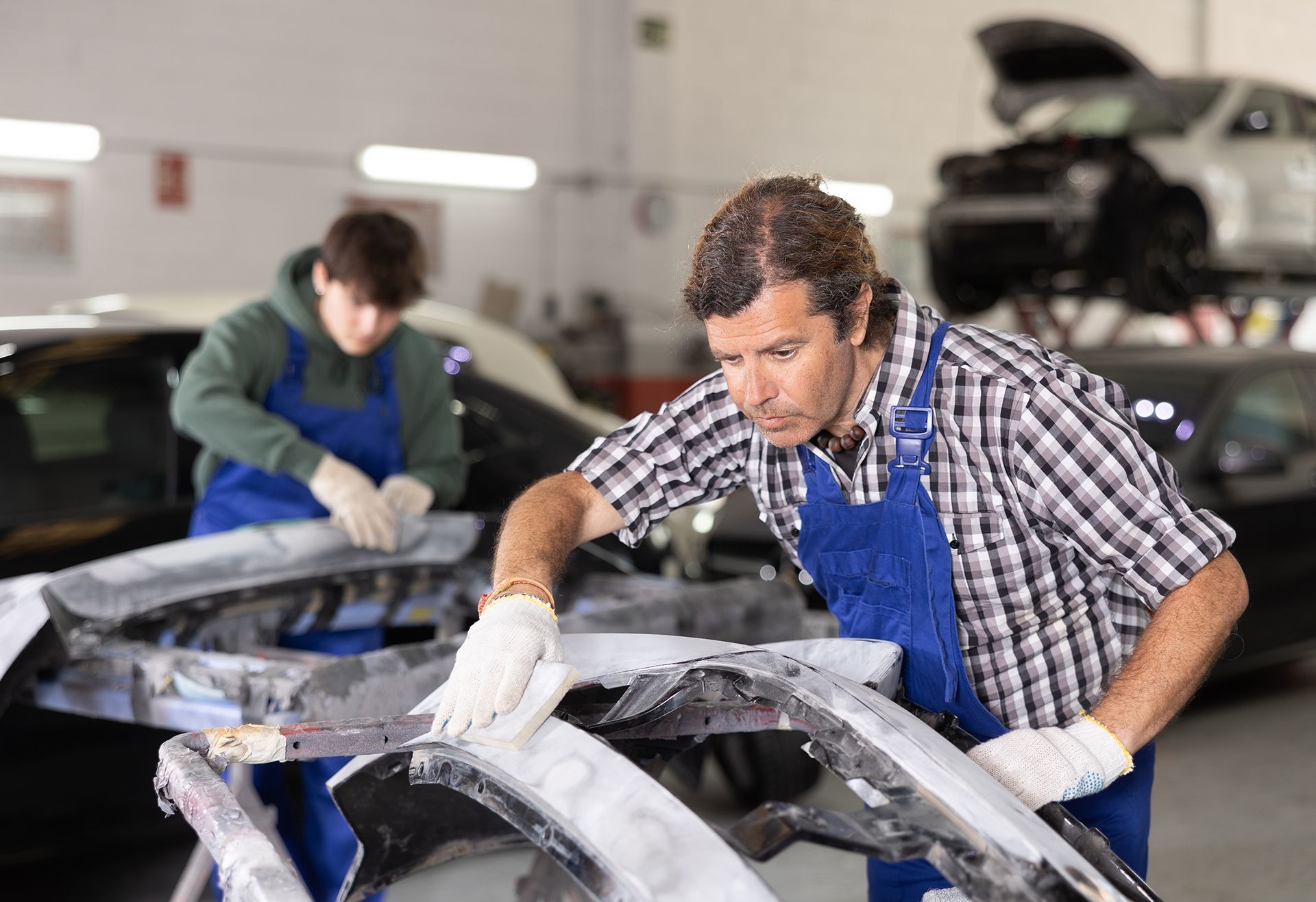 Fixing Car Bumper