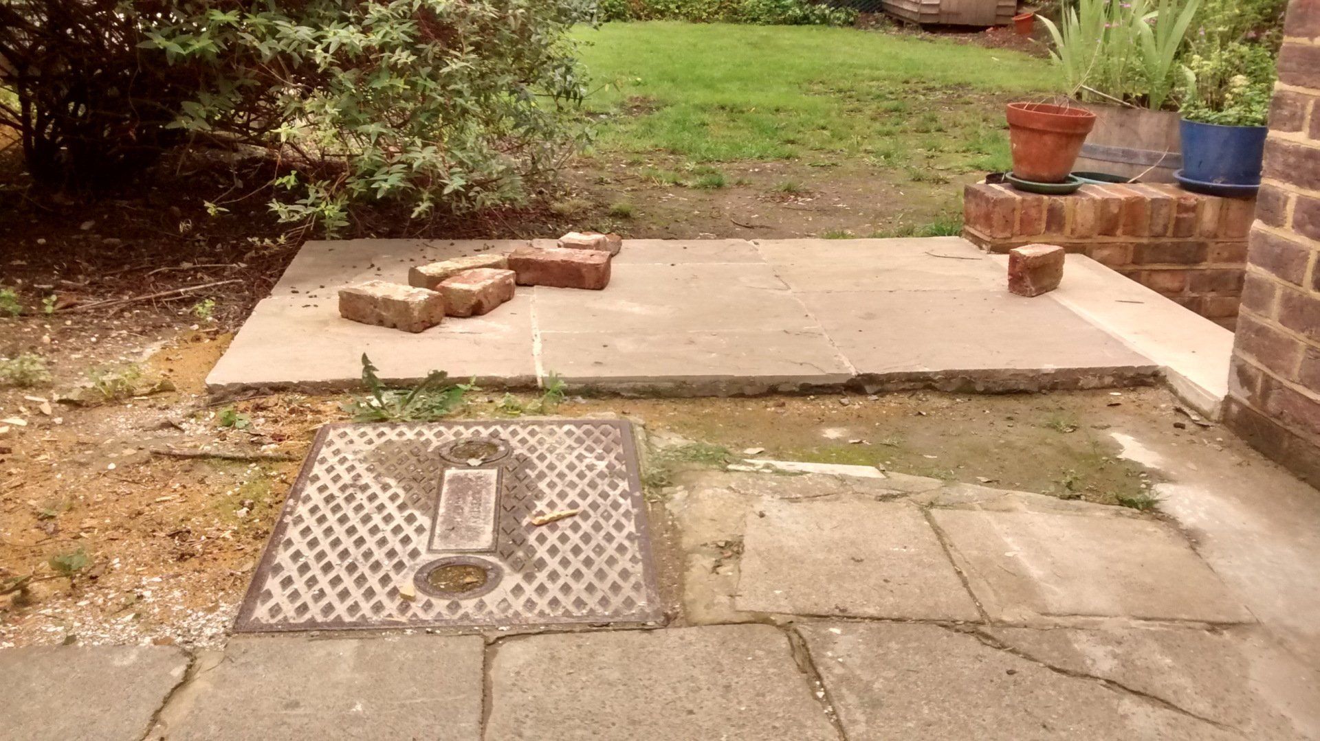 Garden design Clapton, before