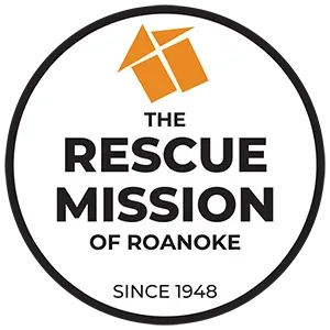 The logo for the rescue mission of roanoke since 1948