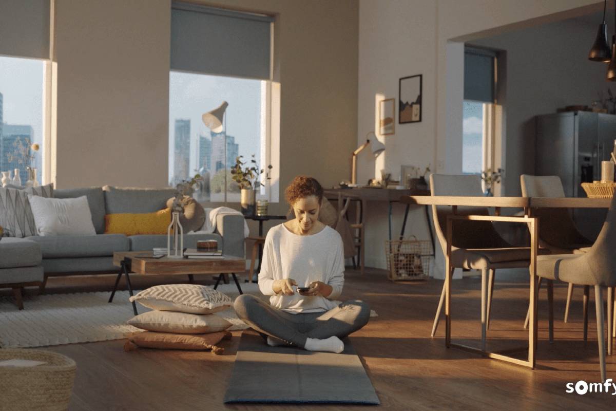 Alta Somfy® Automation, motorized shades, electric shades, automatic blinds, smart shades near San Diego, California (CA)