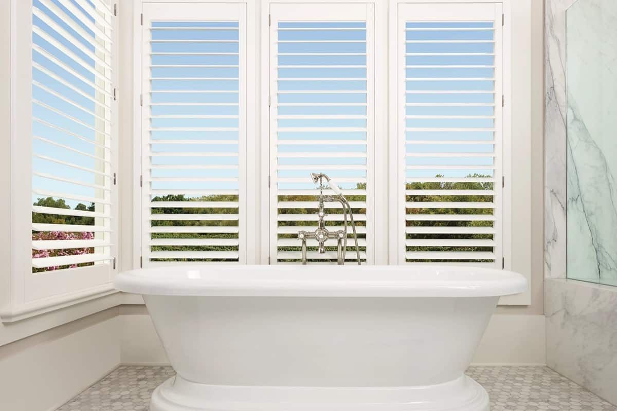Hunter Douglas Palm Beach™ Polysatin™ Vinyl Shutters near San Diego, California (CA)