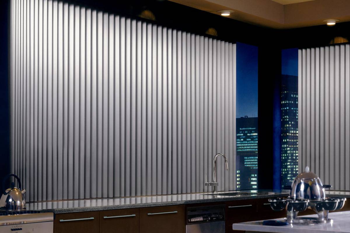 Vertical Blinds, Hunter Douglas Somner® Custom Vertical Blinds, vertical blind slats near San Diego, California (CA)