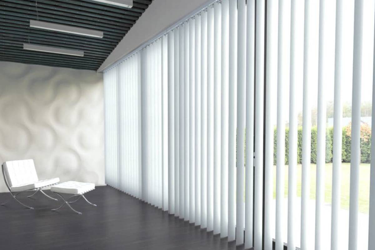 Vertical Blinds, Norman® Synchrony™ Vertical Blinds, window blinds, vertical blind slats near San Diego, California (CA)