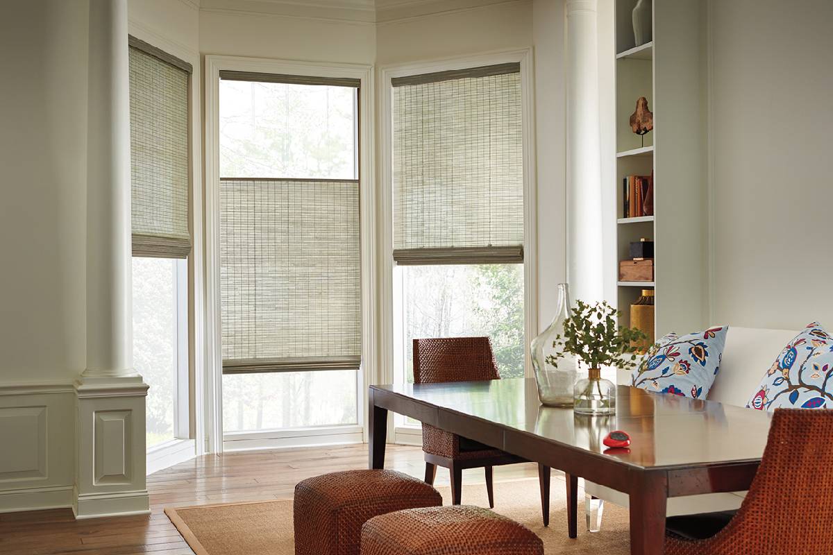 Hunter Douglas Provenance® Woven Wood Shades, natural shades, bamboo blinds near San Diego, California (CA)